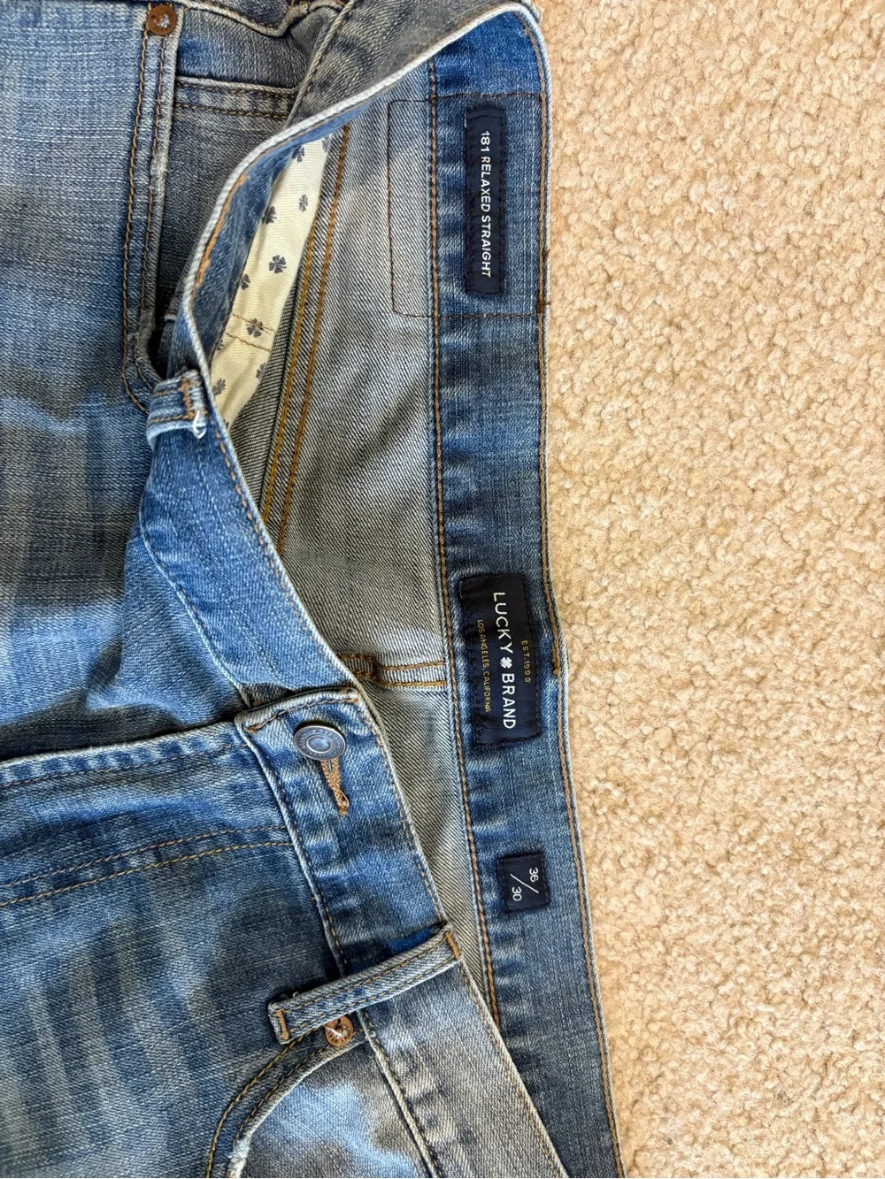 Lucky Brand Men's Light Blue Bootcut Jeans